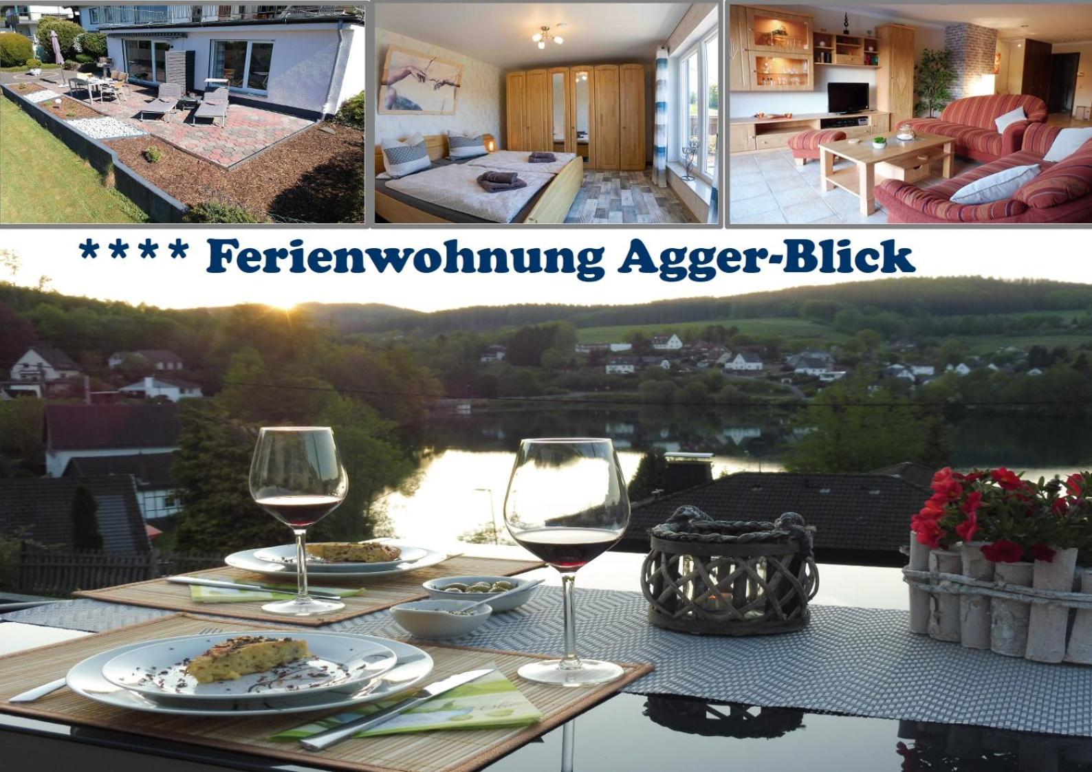 Exklusive Ferienwohnung 'Agger-Blick' Mit Grosser Seeblick-Terrasse & Sauna 굼머스바흐 외부 사진